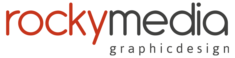 rockymedia graphicdesign Logo